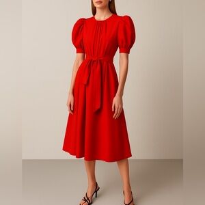 Ulla Johnson Red Marion Maxi Dress